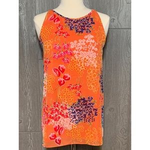 Cynthia Rowley Tops - Cynthia Rowley Orange Floral Print Top Blouse S Cynthia Rowley Tops - Cynthia Rowley Orange Floral Print Top Blouse S